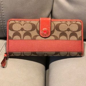 Coach Large Zip Wallet